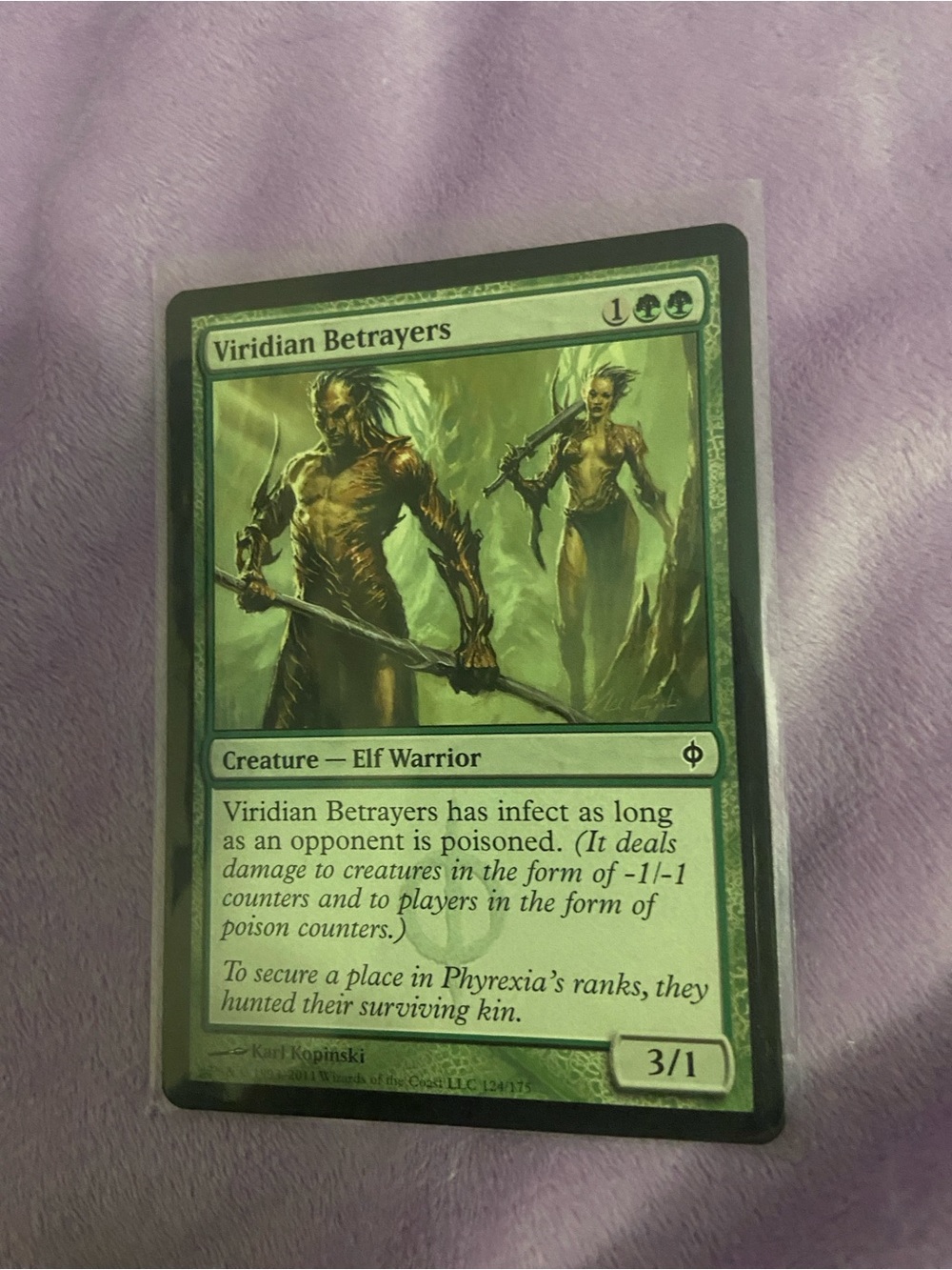 Viridian Betrayers Magic: The Gathering Green Trading Card